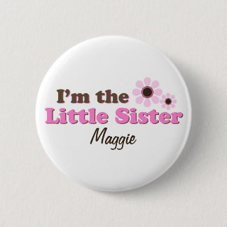 Badge Rond 5 Cm Je suis les fleurs de mod de petite soeur