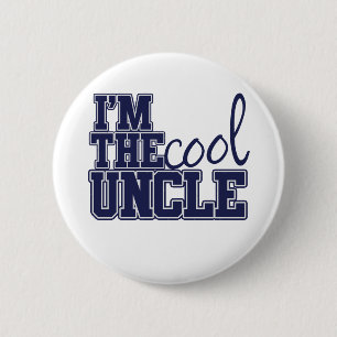 Badge Rond 5 Cm Je suis l'oncle cool