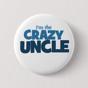 Badge Rond 5 Cm Je suis l'oncle fou