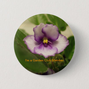 Badge Rond 5 Cm Je suis membre du Garden Club