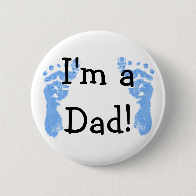 Badge Rond 5 Cm Je suis papa ! (Devant)