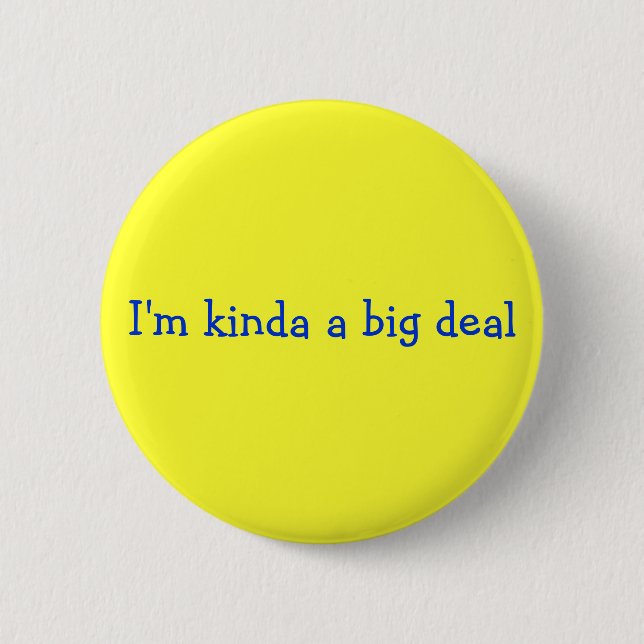 Badge Rond 5 Cm Je suis plutôt une affaire (Devant)