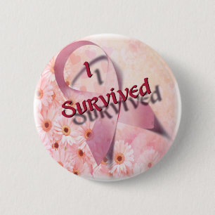 Badge Rond 5 Cm Je suis resté vivant