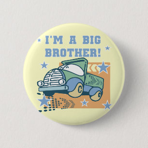 Badge Rond 5 Cm Je suis un Big Brother - T-shirts et cadeaux pour 