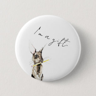 Badge Rond 5 Cm Je suis un cadeau