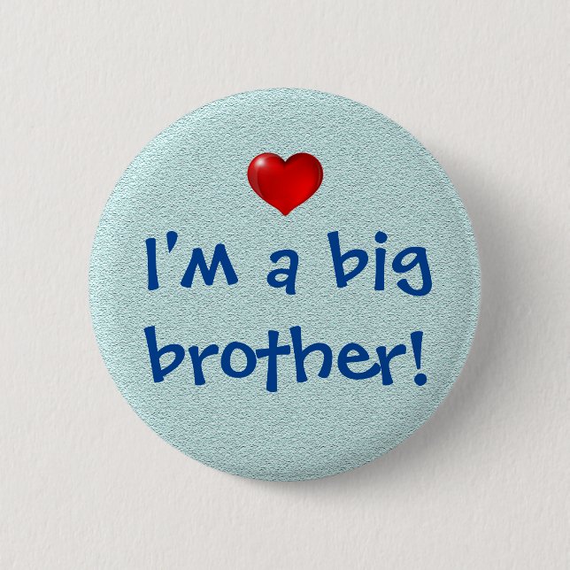 Badge Rond 5 Cm Je suis un grand frère ! (Devant)