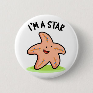 Badge Rond 5 Cm Je suis un jeu de étoiles amusant