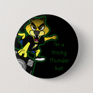 Badge Rond 5 Cm Je suis un jeune Thunderkat