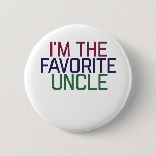 BADGE ROND 5 CM JE SUIS UN ONCLE PRÉFÉRÉ