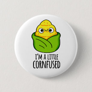 Badge Rond 5 Cm Je suis un petit jeu de maïs amusant