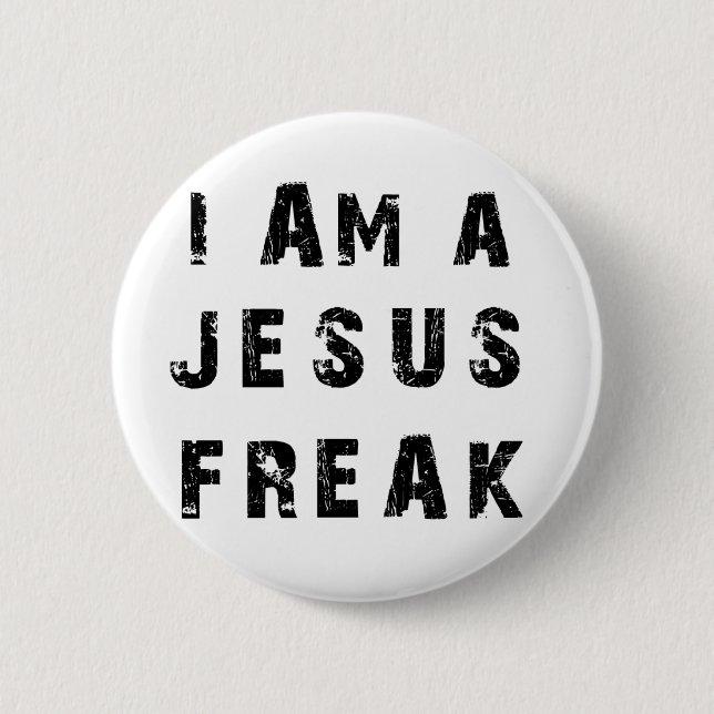 Badge Rond 5 Cm Je suis un phénomène de Jésus (Devant)
