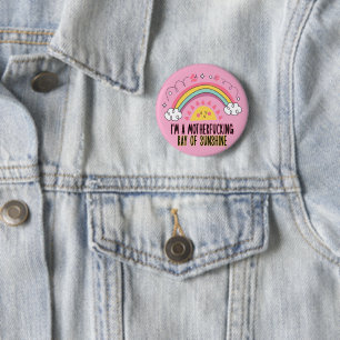 Badge Rond 5 Cm Je suis une Mère * Rayon de Sunshine Ensemble de s