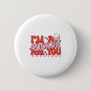 Badge Rond 5 Cm Je suis une poire pour vous Joyeuse Saint-Valentin