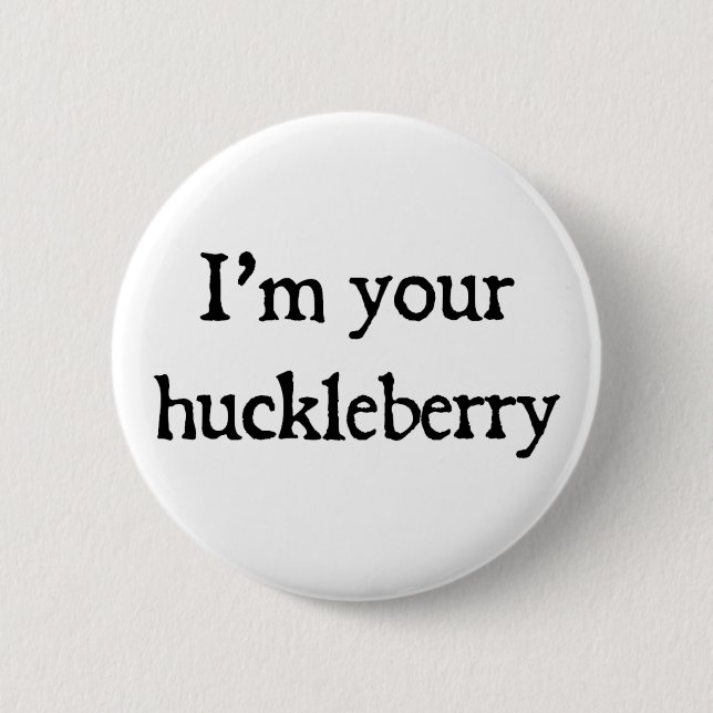 Badge Rond 5 Cm Je suis votre canneberge (Devant)