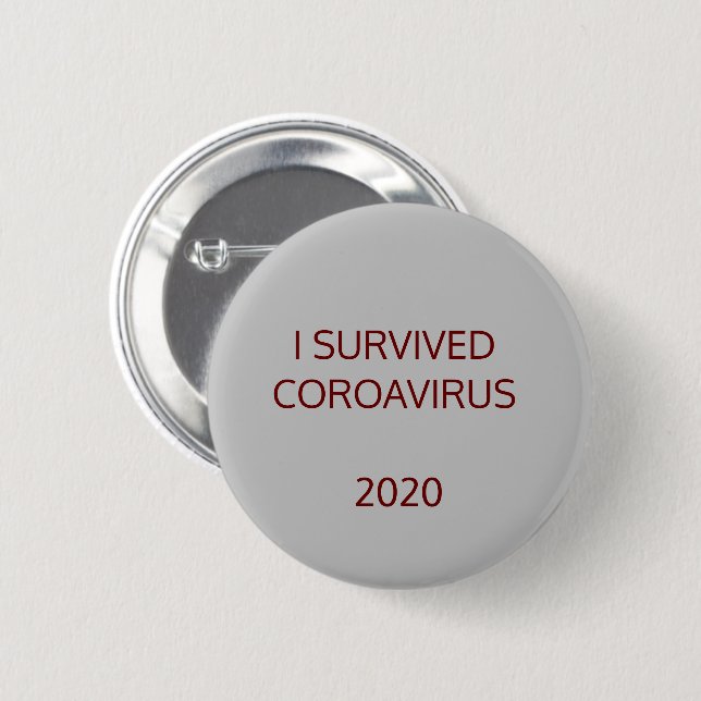 Badge Rond 5 Cm Je Survis ! (Devant & derrière)