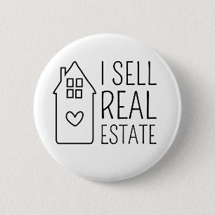 Badge Rond 5 Cm Je Vends Maison Promotionnelle Immobilier