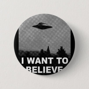 BADGE ROND 5 CM JE VEUX CROIRE