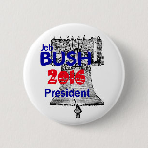 Badge Rond 5 Cm Jeb Bush 2016