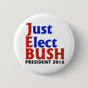 BADGE ROND 5 CM JEB BUSH 2016