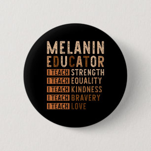 Badge Rond 5 Cm J'enseigne l'amour Mois de l'histoire des Noirs Af