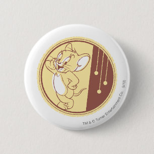 Badge Rond 5 Cm Jerry en cercle