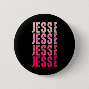 Badge Rond 5 Cm Jesse Nom personnalisé I Love Jesse Vintage