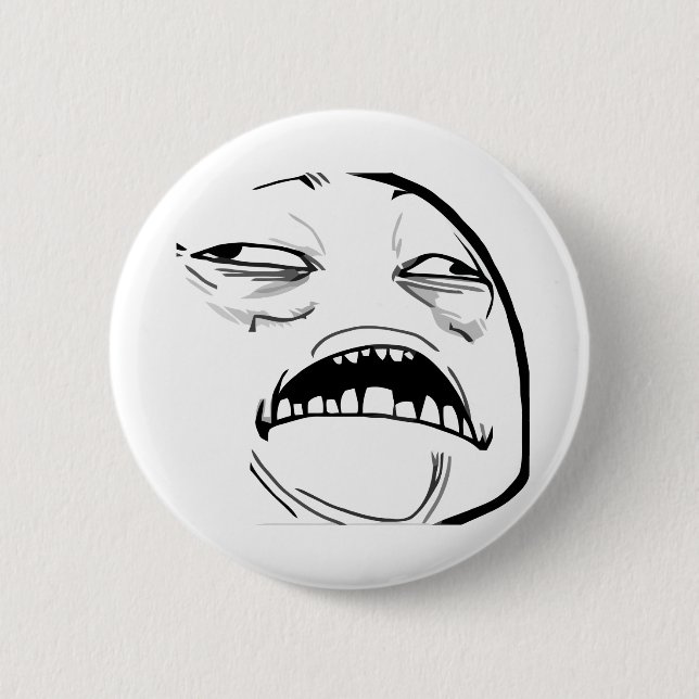 Badge Rond 5 Cm Jésus doux Meme - bouton de Pinback (Devant)