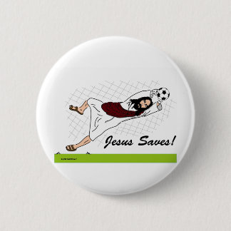 BADGE ROND 5 CM JÉSUS ÉCONOMISE !