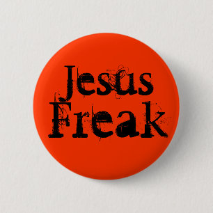 Badge Rond 5 Cm Jesus Freak