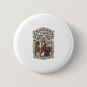 Badge Rond 5 Cm  Jésus imprimerie Jésus imprimerie Pri