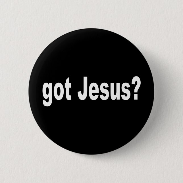 BADGE ROND 5 CM JÉSUS OBTENU (Devant)
