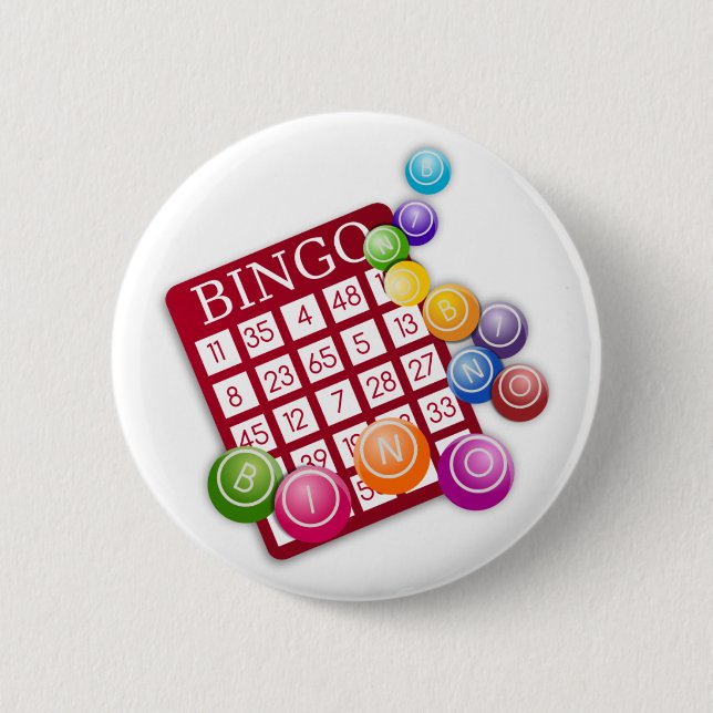 Badge Rond 5 Cm Jeu de bingo-test (Devant)
