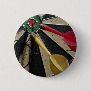 Badge Rond 5 Cm Jeu de Cible de flechettes