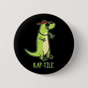 Badge Rond 5 Cm Jeu de Lizard en tissu de rap amusant en reptile g