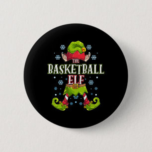 Badge Rond 5 Cm Jeu de Noël du groupe de jumelage des elfes de bas