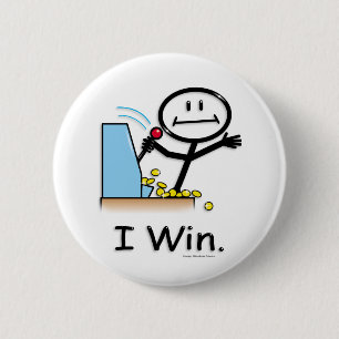 Badge Rond 5 Cm Jeu (victoire)