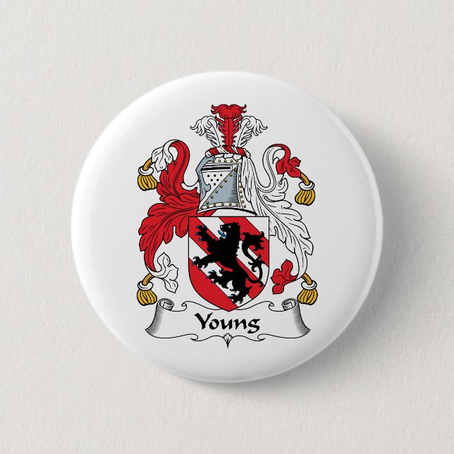 Badge Rond 5 Cm Jeune crête de famille (Devant)
