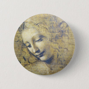 Badge Rond 5 Cm jeune femme 2