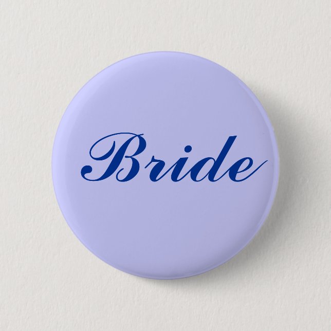 Badge Rond 5 Cm Jeune mariée (Devant)