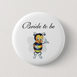 Badge Rond 5 Cm Jeune mariée à être