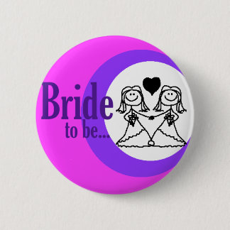 Badge Rond 5 Cm Jeune mariée à être insigne