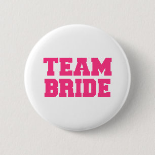 Badge Rond 5 Cm Jeune mariée d'équipe