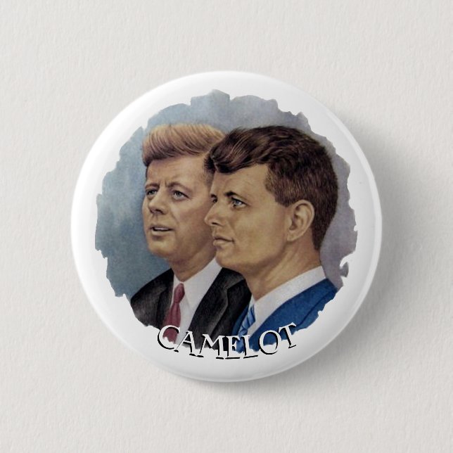 Badge Rond 5 Cm JFK et RFK (Devant)