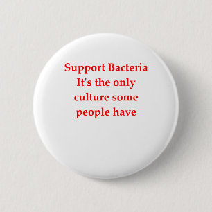 Badge Rond 5 Cm jke de bactéries