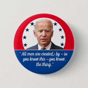 Badge Rond 5 Cm Joe Biden — Orateur