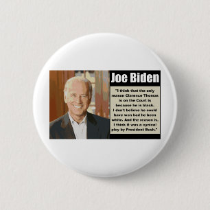 Badge Rond 5 Cm Joe Biden sur Clarence Thomas