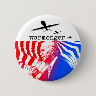 Badge Rond 5 Cm Joe Biden : Warmonger