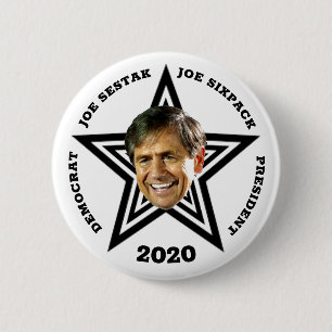 Badge Rond 5 Cm Joe Sestak démocrate pour le président