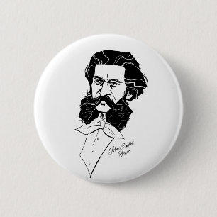 Badge Rond 5 Cm Johann Strauss Jr
