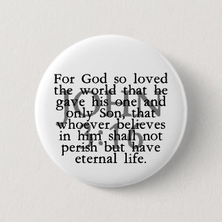Badge Rond 5 Cm John 3:16